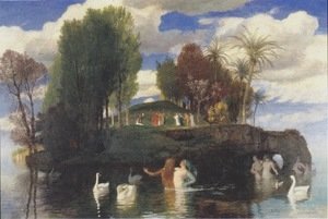 Arnold Böcklin - The Island of the Living, 1888