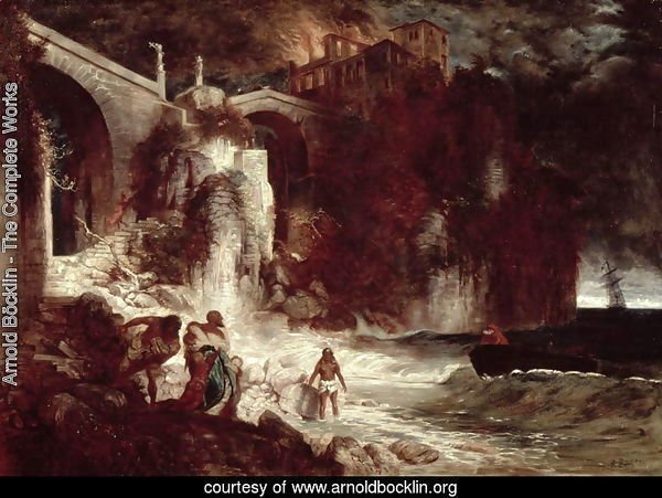 Pirate assault on a coastal fort, 1872