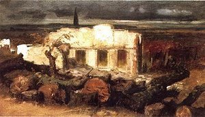 Arnold Böcklin - Bomb House Near Kehl, 1870