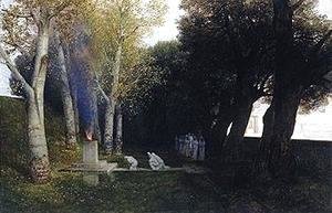 Arnold Böcklin - The Sacred Grove