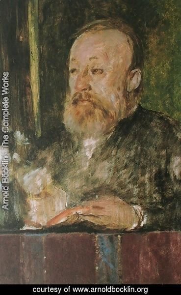 Arnold Böcklin - Portrait of Gottfried Keller