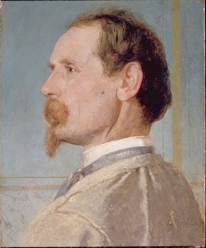 Portrait of the sculptor Josef von head