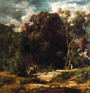 Arnold Böcklin - Roman Landscape