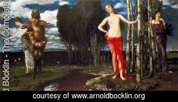 Arnold Böcklin - The Wake-Up Spring