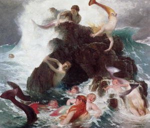 Mermaids at Play 1886