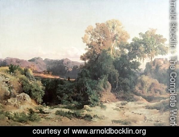 Arnold Böcklin - At Alban Hills