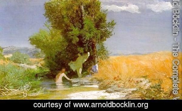 Arnold Böcklin - Nymphs Bathing 1863-66