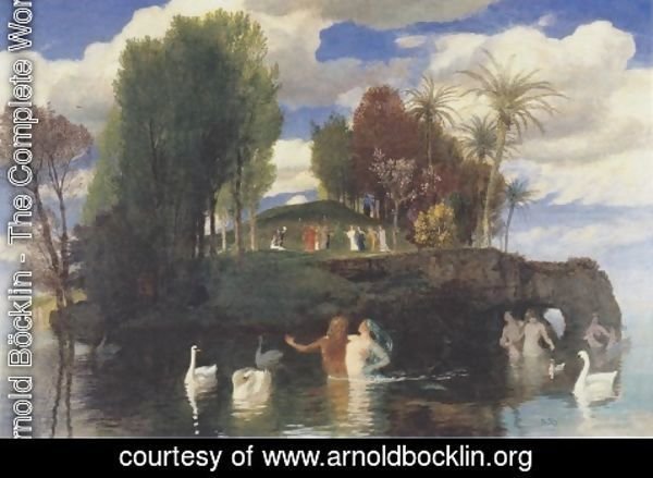 Arnold Böcklin - The Island of the Living, 1888