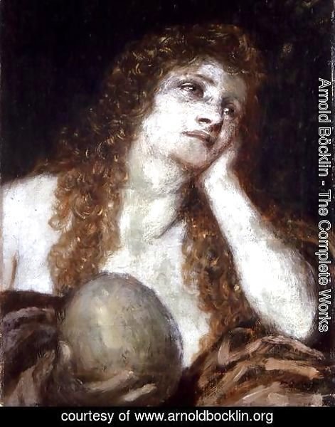 Arnold Böcklin - The Penitent Mary Magdalene, 1873