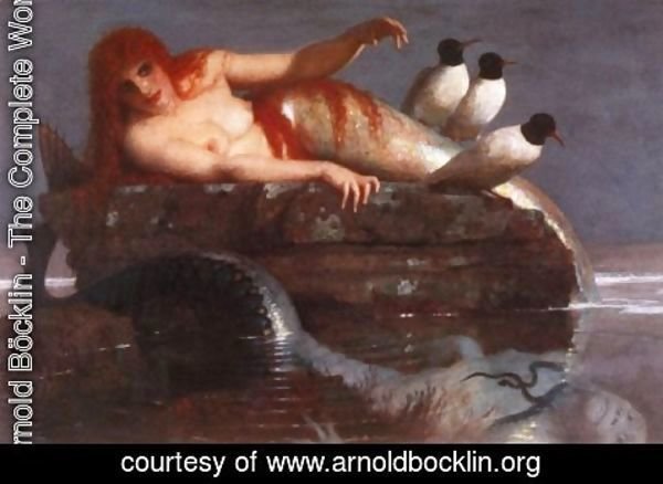 Arnold Böcklin - Calm Sea  1887