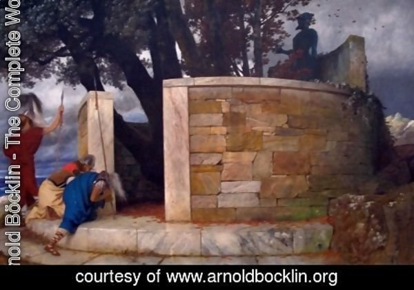 Arnold Böcklin - The Sanctuary of Hercules 1884