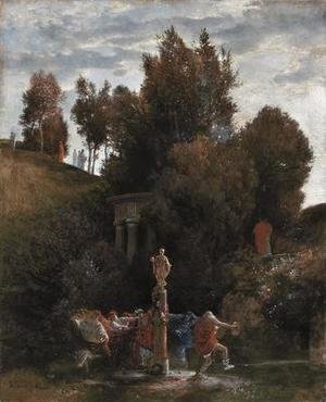 Arnold Böcklin - Roman May Festival c.1872