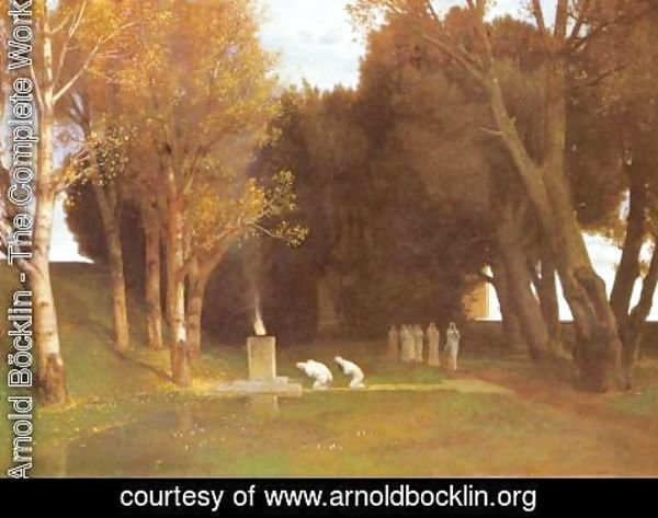 Arnold Böcklin - The Sacred Wood, 1882