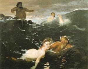 Arnold Böcklin - The Waves  1883