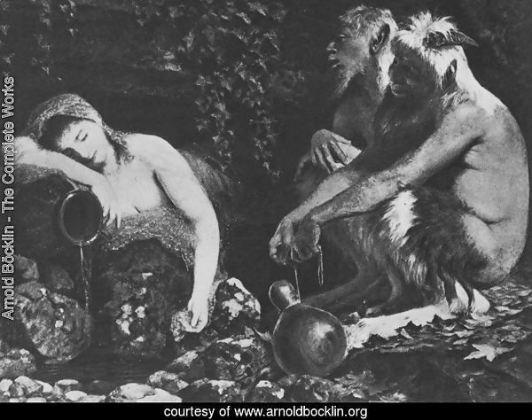 Fauns and Sleeping Nymph