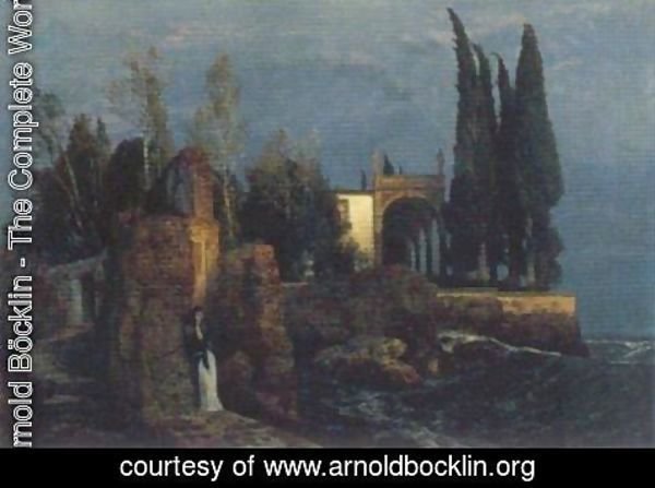 Arnold Böcklin - Villa by the Sea