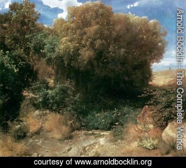 Arnold Böcklin - Campagna Landscape 1857-58