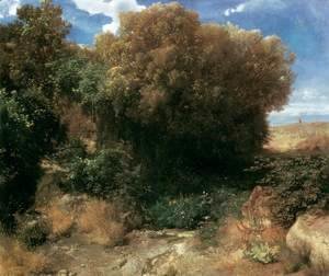 Arnold Böcklin - Campagna Landscape 1857-58