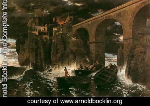 Arnold Böcklin - Attack by Pirates