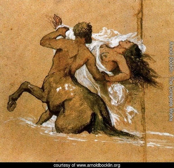 Centaur and nymph