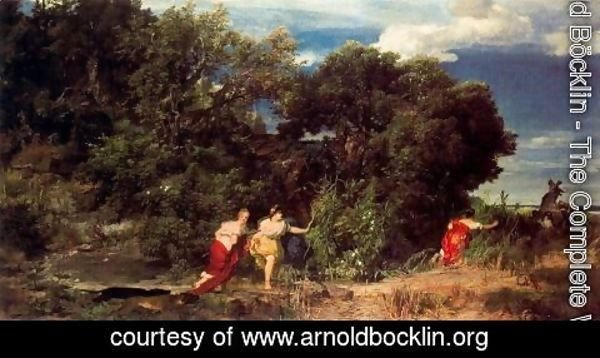 Arnold Böcklin - La Chasse de Diane