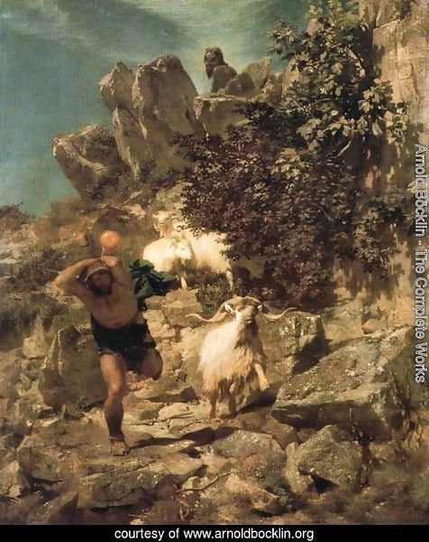 Pan frightening a shepherd 2