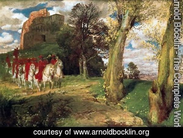 Arnold Böcklin - The Moors Cavaliers