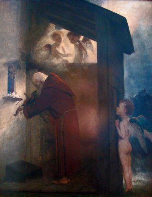 Arnold Böcklin - The hermit