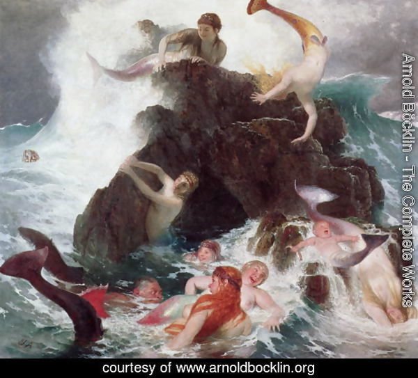 Mermaids at Play 1886