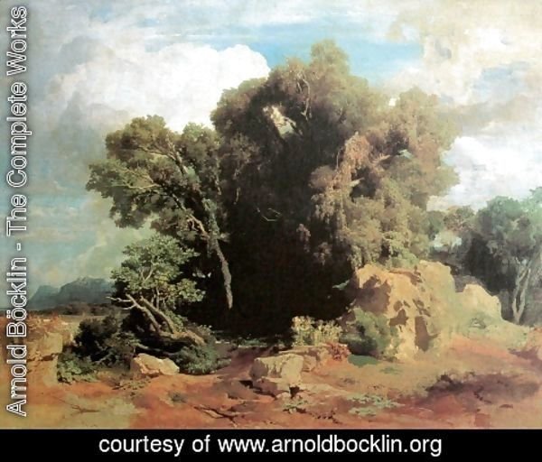 Arnold Böcklin - On the Pontine swamps