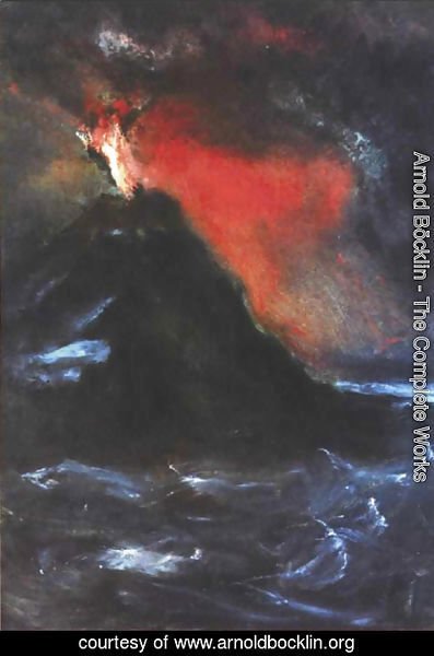 Arnold Böcklin - The volcano