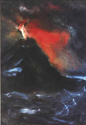 Arnold Böcklin - The volcano